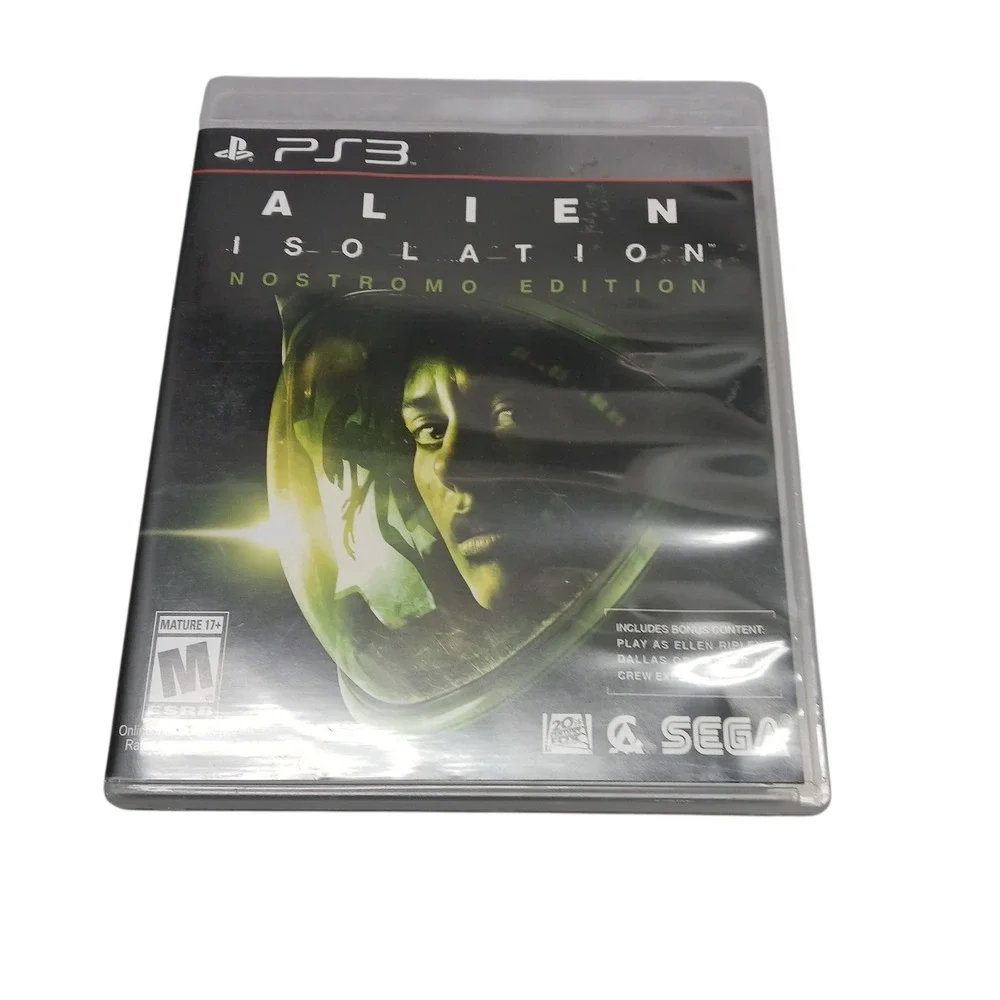 Alien Isolation Nostromo Edition (Sony PlayStation 3, 2014) Sega Survival Horror